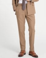 Açık Kahve Kruvaze Takım Elbise - Görsel 4