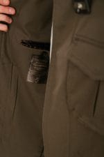 Haki Dik Yaka Safari Erkek Ceket - Görsel 5