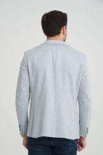 Mavi Dokulu Blazer Ceket - Görsel 6