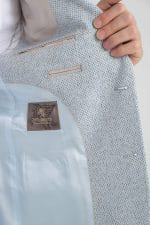 Mavi Dokulu Blazer Ceket - Görsel 9