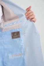 Mavi Kruvaze Ceket - Görsel 9