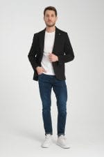 Siyah Slim Fit Ceket