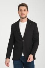 Siyah Slim Fit Ceket - Görsel 3