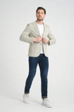 Yeşil Dokulu Blazer Ceket - Görsel 2