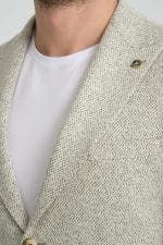 Yeşil Dokulu Blazer Ceket - Görsel 8