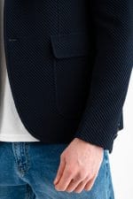 Hakim Yaka Lacivert Slim Fit Ceket - Görsel 5