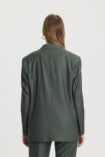 Haki Renk Cep Detaylı Takım Elbise - Görsel 6