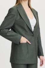 Haki Renk Cep Detaylı Takım Elbise - Görsel 7