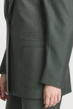 Haki Renk Cep Detaylı Takım Elbise - Görsel 8