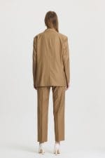 Kahverengi Cep Detaylı Takım Elbise - Görsel 6