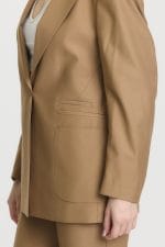 Kahverengi Cep Detaylı Takım Elbise - Görsel 8