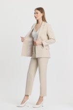 Krem Takım Elbise - Görsel 3