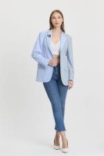 Mavi Colorblock Blazer Ceket - Görsel 2