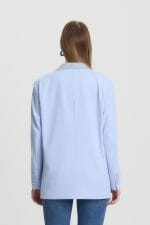 Mavi Colorblock Blazer Ceket - Görsel 7