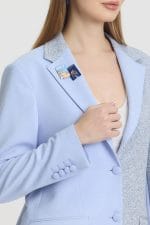 Mavi Colorblock Blazer Ceket - Görsel 8