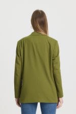 Yeşil Kruvaze Ceket - Görsel 7